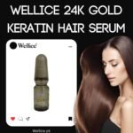 Wellice 24K Gold Keratin Hair Serum