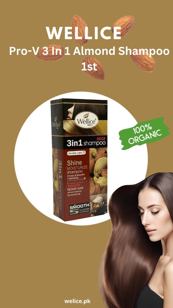 Wellice Pro-V 3 In 1 Almond Shampoo