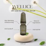Wellice 24K Gold Keratin Hair Serum