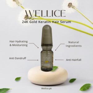 Wellice 24K Gold Keratin Hair Serum
