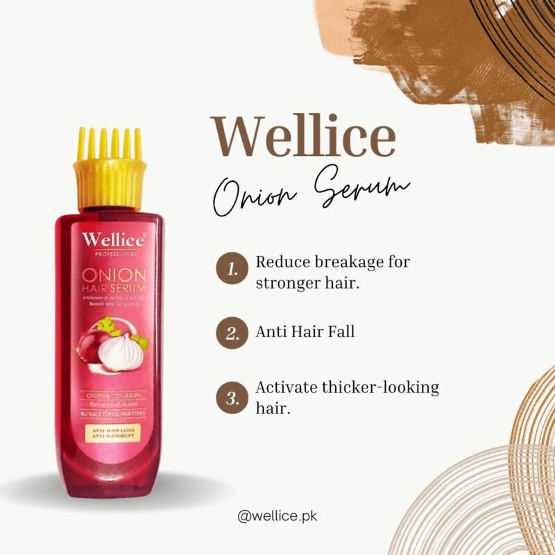 Wellice Shop Wellice Onion Hair Serum | Anti-Hair loss & Dandruff Solution
