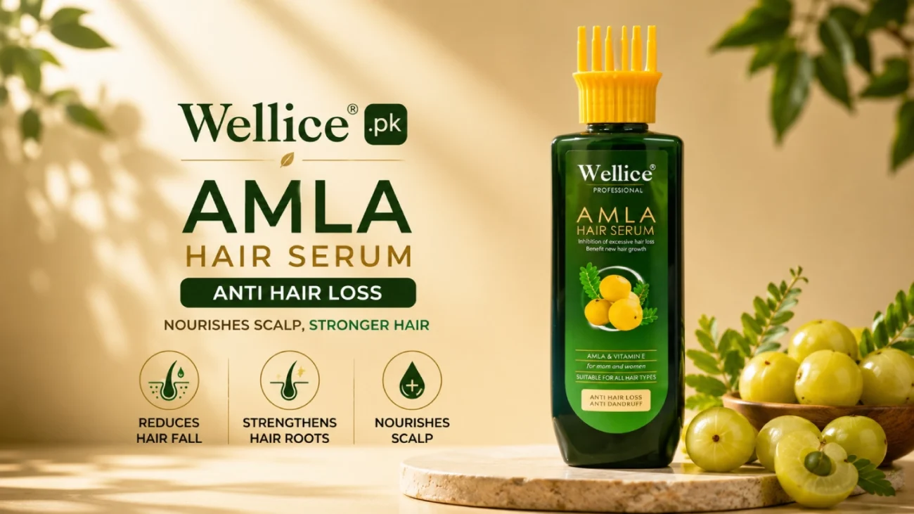 Wellice Amla Hair Serum for stronger, healthier, and shinier hair