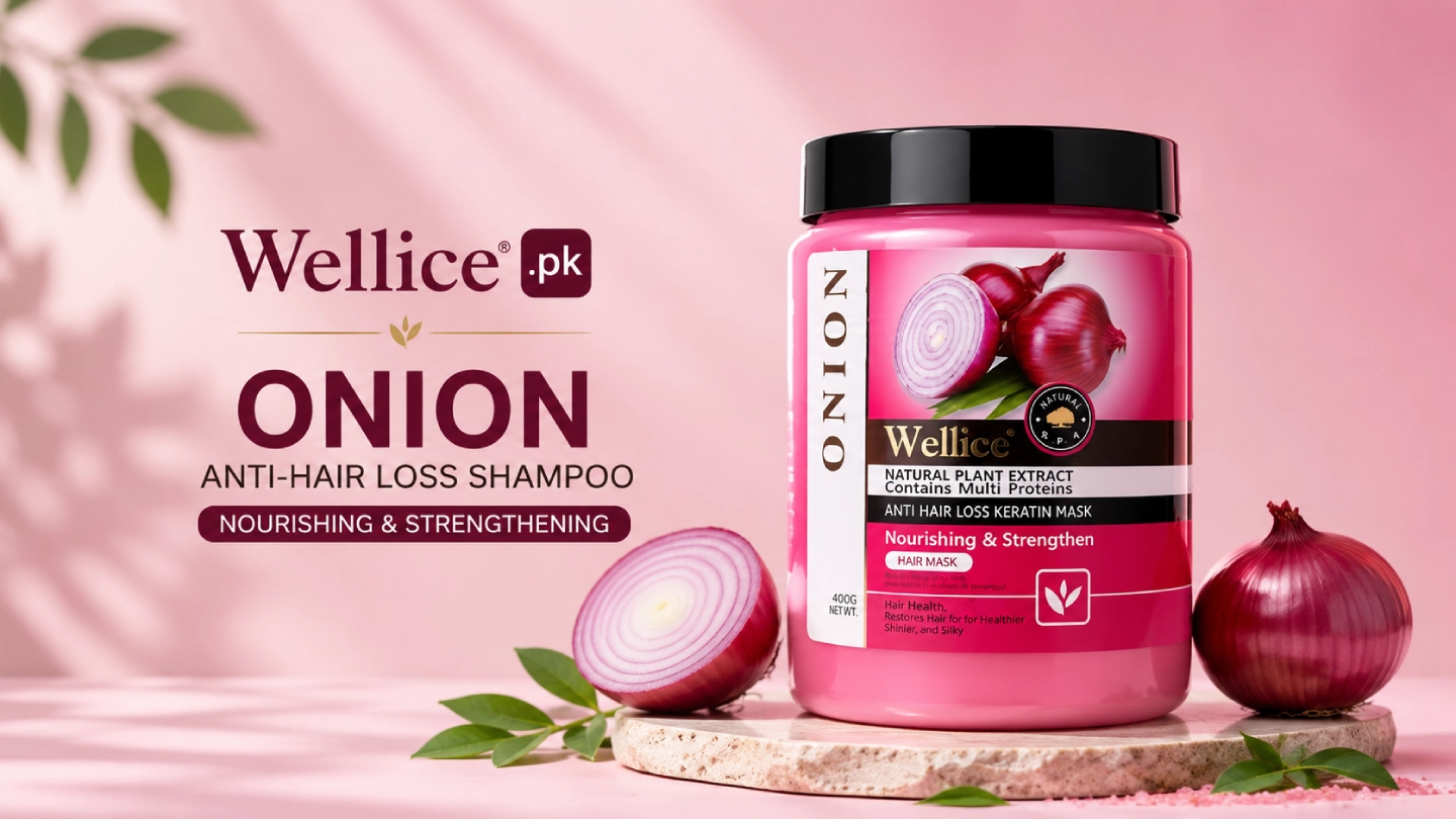 Wellice Onion Hair Mask Keratin Treatment for Smooth & Healthy Hair
