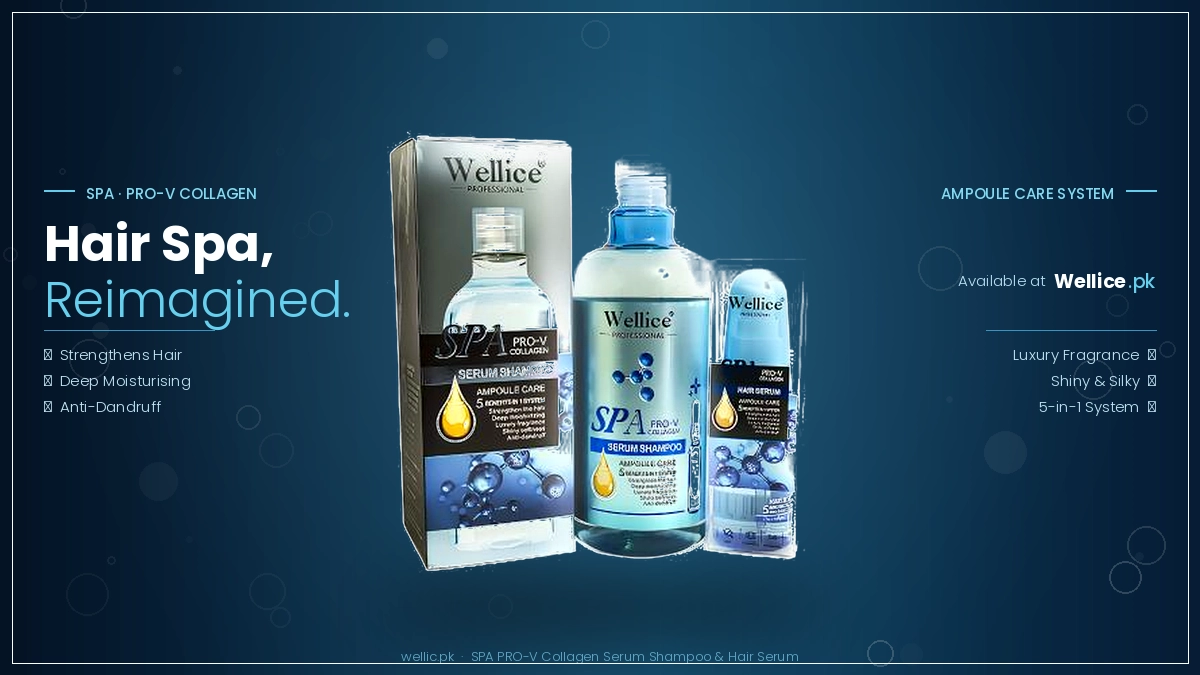 Benefits of Wellice PRO-V Collagen Shampoo & Hair Serum for stronger and healthier hair