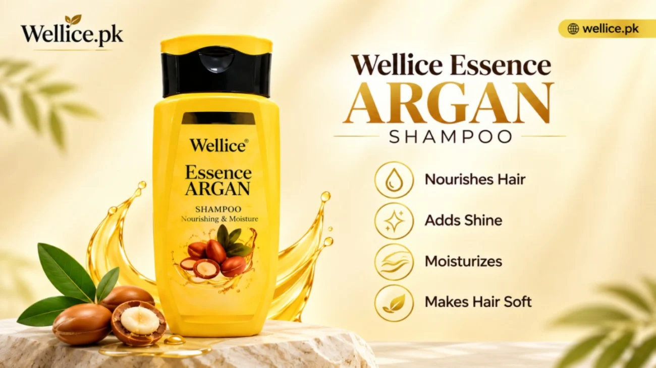 Wellice Essence Argan Shampoo for hair care