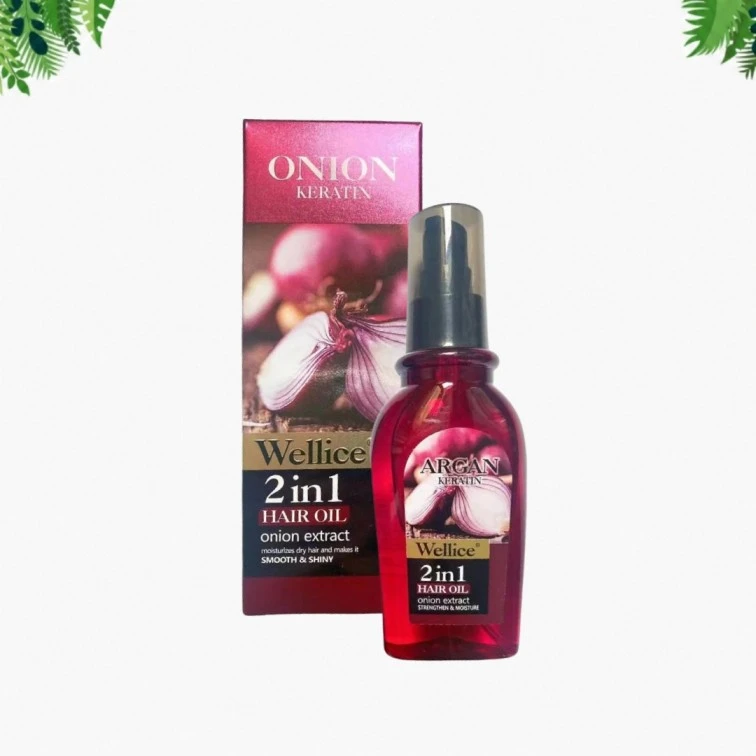 Wellice Onion Keratin 2 In 1 Hair Oil with Onion Extract